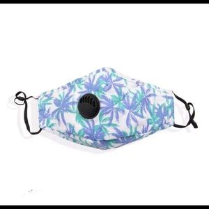 Printed coconut tree adult mask